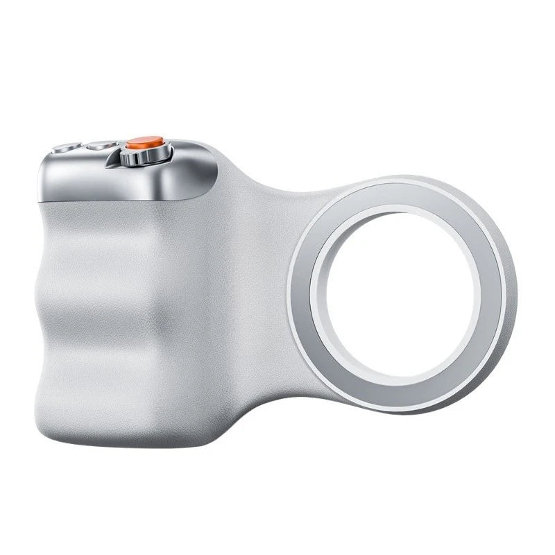 Magnetic Camera Grip with Remote Shutter Fill Light Remote Control Handle Universal for iPhone Androids Phones