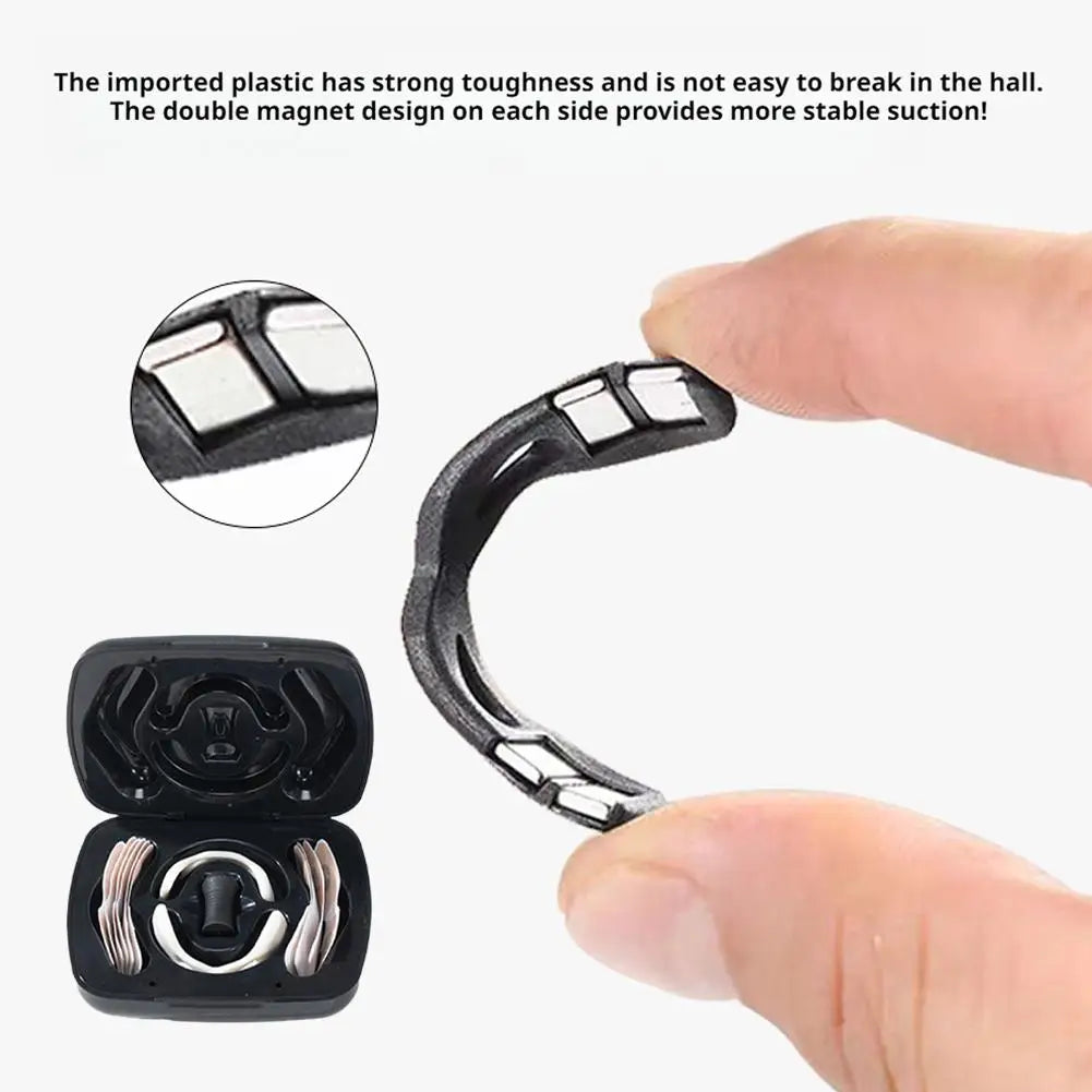 Magnetic Nasal Breathing Dilators Kit Nasal Dilator Boost Oxygen Intake Breathing Nose Strips Breathing Nose Clip Nasal Strips